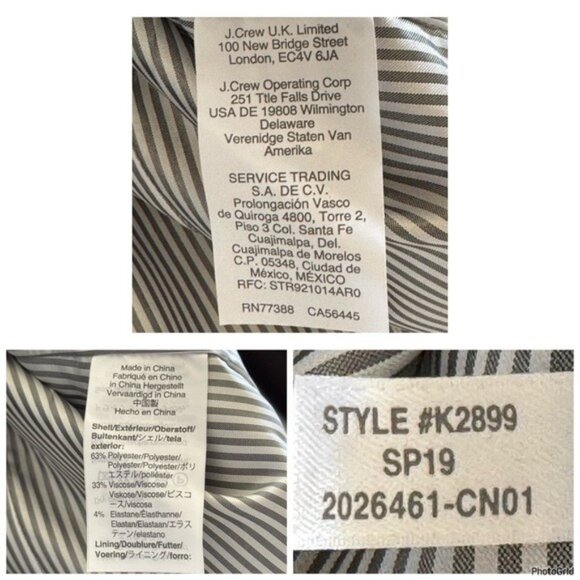 J. Crew Schoolboy Notch Lapel Blazer Black Size Small - Picture 10 of 12